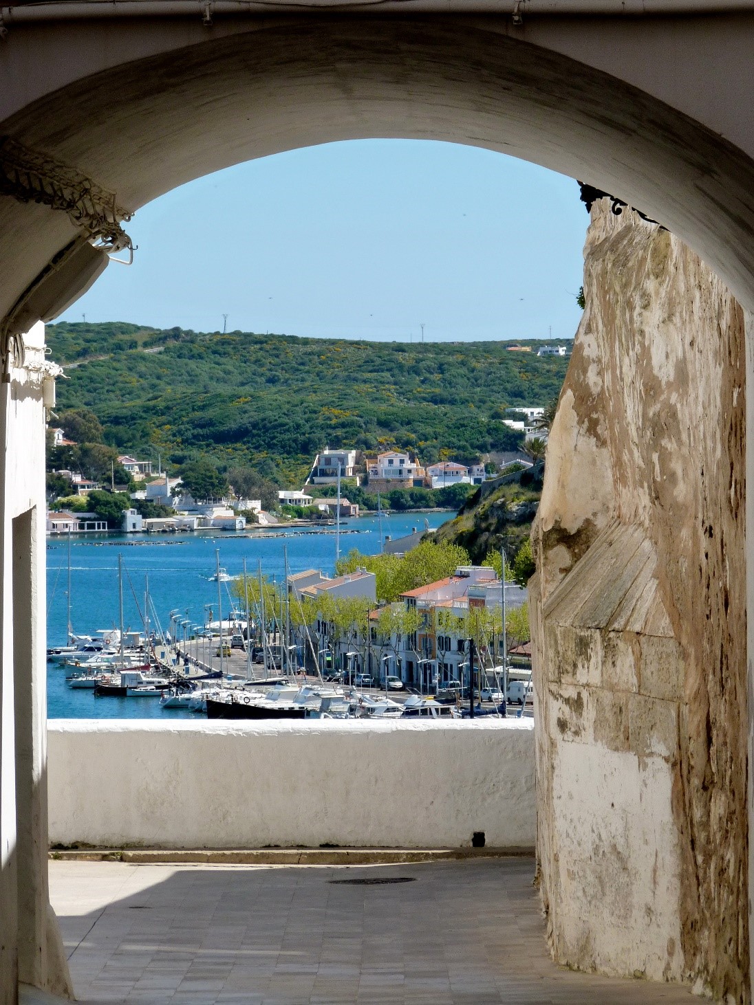 Views of Mahon Harbour from La Mola
